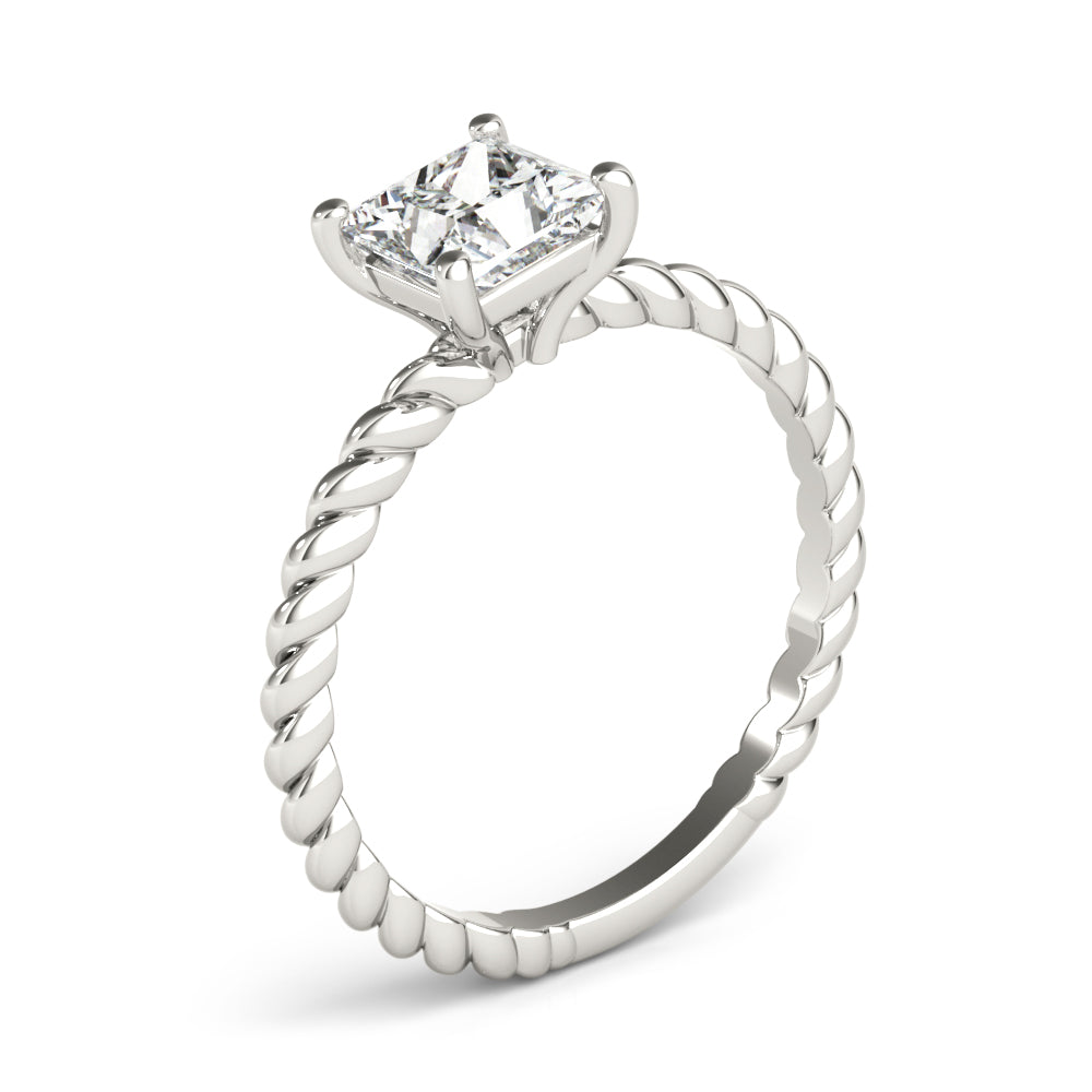 Eleanor Princess Diamond Solitaire Engagement Ring-VIRABYANI
